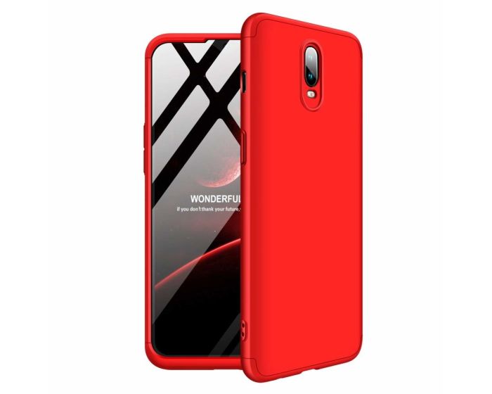 GKK Luxury 360° Full Cover Case Red (OnePlus 6T)