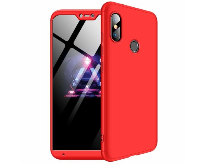 GKK Luxury 360° Full Cover Case Red (Xiaomi Mi A2 Lite / Redmi 6 Pro)