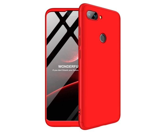 GKK Luxury 360° Full Cover Case Red (Xiaomi Mi8 Lite)