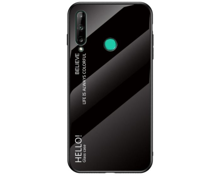 Glass Gradient TPU Case Black (Huawei P40 Lite E)