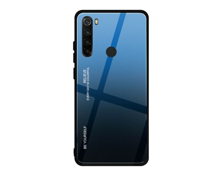 Glass Gradient TPU Case Blue / Black (Xiaomi Redmi Note 8)
