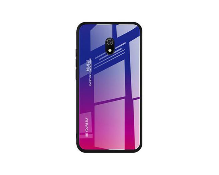 Glass Gradient TPU Case Blue / Rose (Xiaomi Redmi 8A)