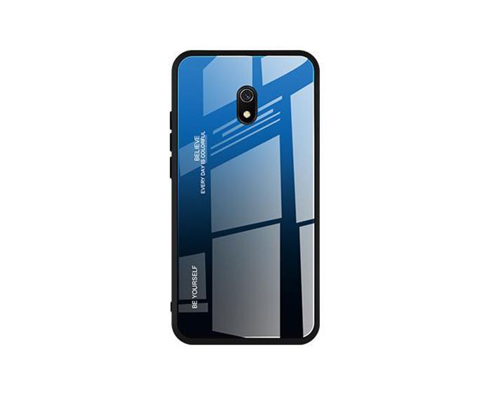 Glass Gradient TPU Case Blue / Black (Xiaomi Redmi 8A)