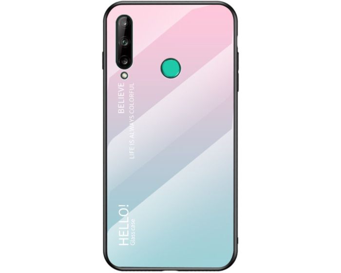 Glass Gradient TPU Case Pink / Blue (Huawei P40 Lite E)