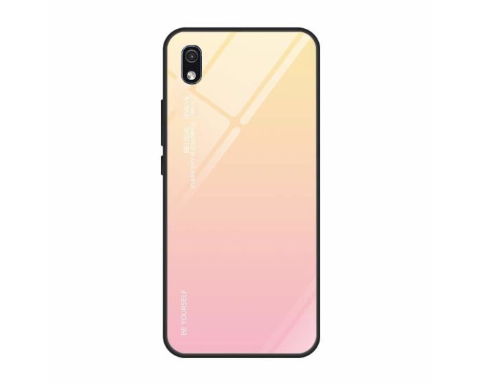 Glass Gradient TPU Case Yellow / Rose (Xiaomi Redmi 7A)