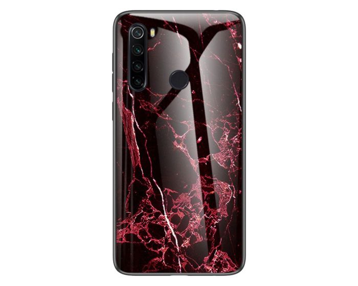 Glass Marble TPU Case Red (Xiaomi Redmi Note 8T)