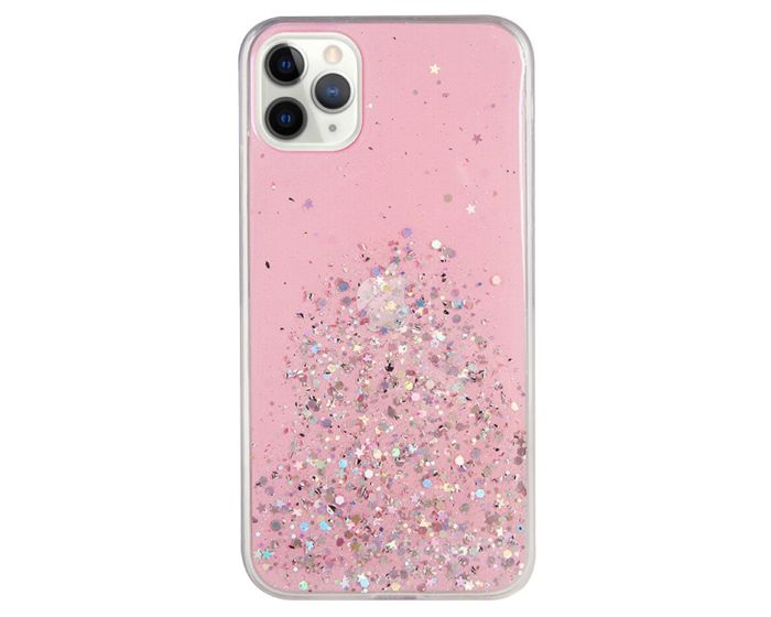 Glue Glitter TPU Case Θήκη με Χρυσόσκονη Pink (Xiaomi Mi 9T / 9T Pro)