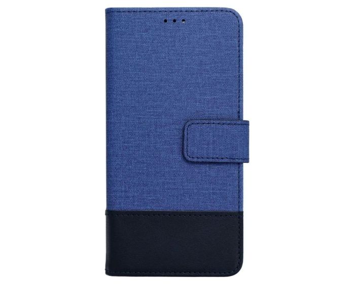 Gomma Elegant Book Case Θήκη Πορτοφόλι με Stand - Blue (Samsung Galaxy S25 Ultra)