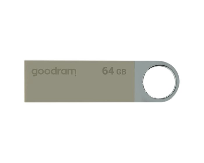 Goodram USB 2.0 Flash Drive UUN2 Memory Stick 64GB Silver - MT83676