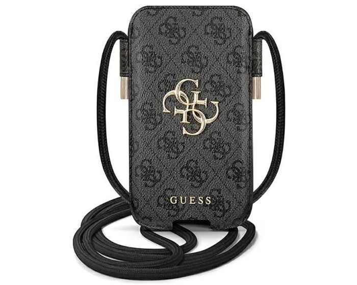 Guess GUPHL4GMGGR 4G Big Metal Logo Protective Hardcase Θήκη Πουγκί για Smartphone έως 6.7'' Grey