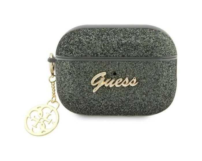 Guess GUAP2GLGSHA Glitter Flake 4G Charm Collection Protective Case για τα Apple AirPods Pro 2 - Green