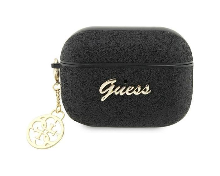 Guess GUAP2GLGSHK Glitter Flake 4G Charm Collection Protective Case για τα Apple AirPods Pro 2 - Black