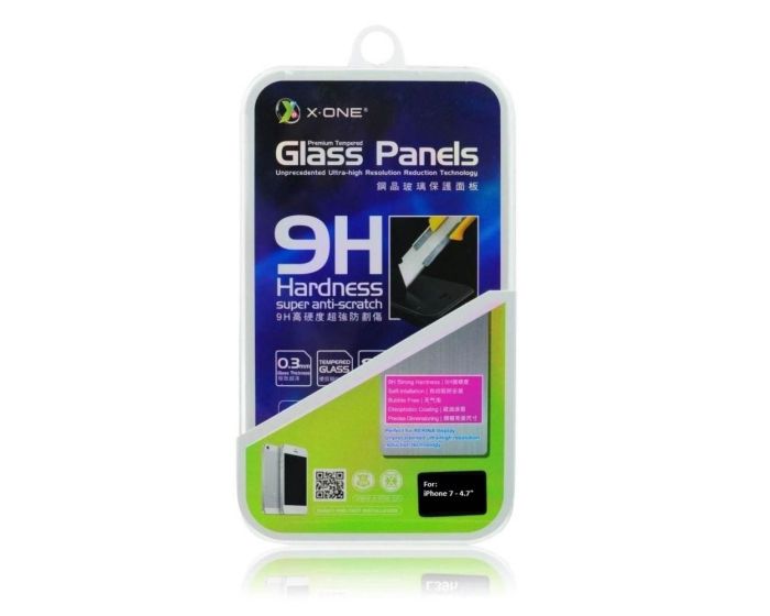 X-One Αντιχαρακτικό Γυάλινο 9H - 2.5D Tempered Glass Screen Protector (iPhone 7 / 8 / SE 2020 / 2022)