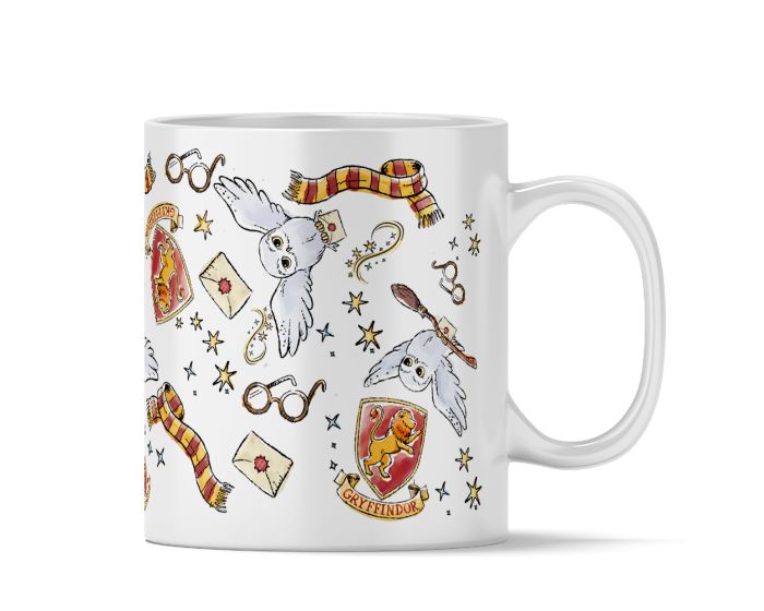 Harry Potter Mug 330ml (WMGHARRY037) Κεραμική Κούπα - 064 White