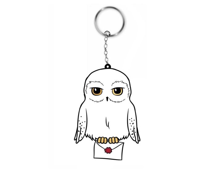 Harry Potter Rubber Keychain (WKCHARRY151) Μπρελόκ 070 Owl White