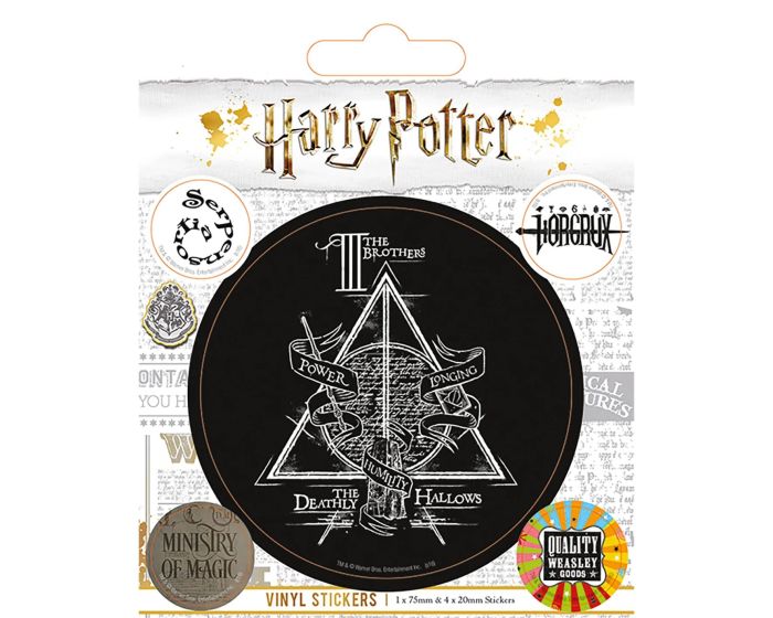 Harry Potter (Symbols) Vinyl Sticker Pack - Σετ 5 Αυτοκόλλητα