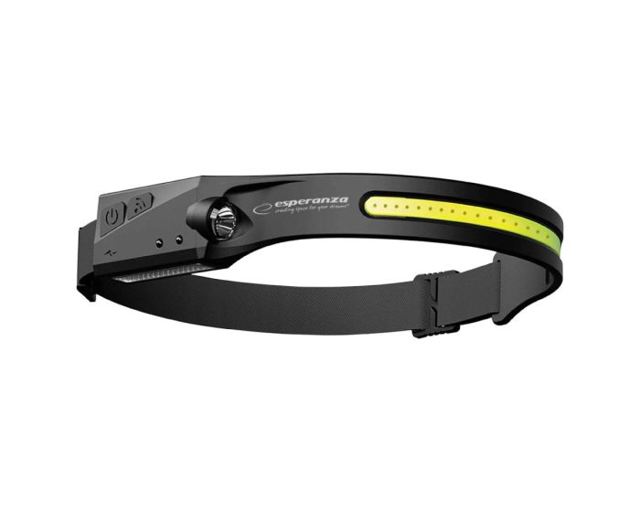  Esperanza EOT067 Headband Flashlight LED with IPX2 Type-C 120 mAh - Φακός Κεφαλής Black