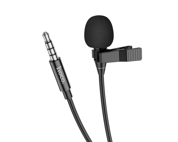 HOCO L14 Lavalier Microphone Audio Plug Μικρόφωνο με θύρα Mini Jack 3.5mm - Black