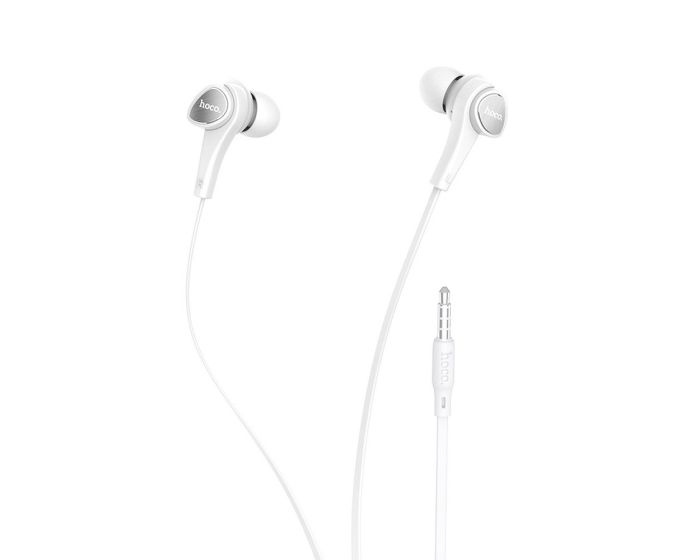 HOCO M66 Passion Earbuds Ακουστικά με Ενσωματωμένο Μικρόφωνο 3.5mm - White