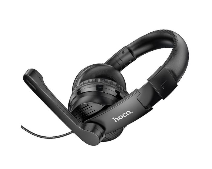 HOCO W103 Magic Tour Gaming Headphones 3.5mm / USB με Καλώδιο 1.2m - Black