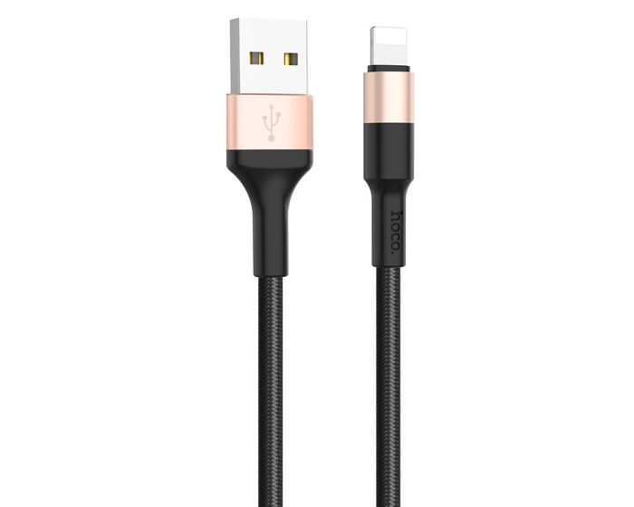 Hoco X26 Xpress Cable Lightning Data Sync & Charging 2A 1m Black / Gold