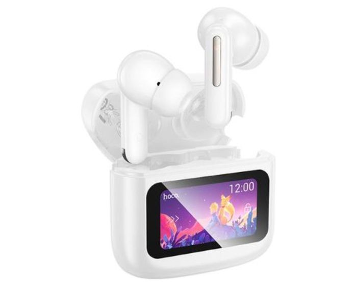 HOCO EQ14 TWS Wireless Bluetooth Stereo Earbuds with Touch Screen - White - MT81540