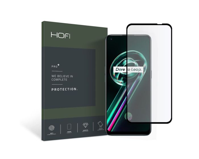 Hofi Glass Pro+ 9H Tempered Glass Screen Prοtector Black (Realme 9 Pro Plus)