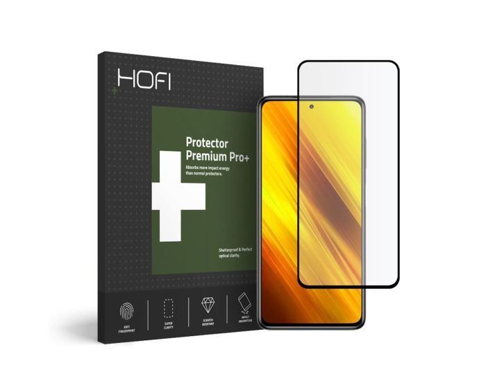 Hofi Glass Pro+ 9H Tempered Glass Screen Prοtector Black (Xiaomi Poco X3 NFC / X3 Pro)
