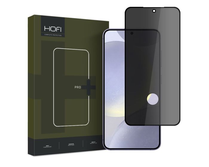 Hofi Anti Spy Glass Pro+ Fingerprint 3D Privacy Tempered Glass Black (Samsung Galaxy S24 Plus)