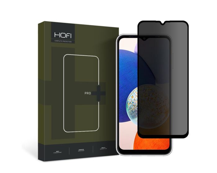 Hofi Anti Spy Glass Pro+ 3D Privacy Tempered Glass Black (Samsung Galaxy A14 4G / 5G)