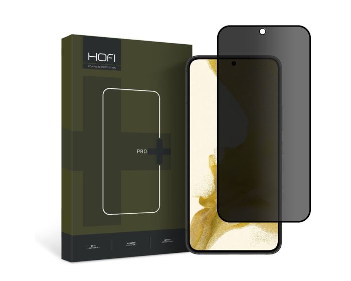 Hofi Anti Spy Glass Pro+ 3D Privacy Tempered Glass Black (Samsung Galaxy S22 5G)