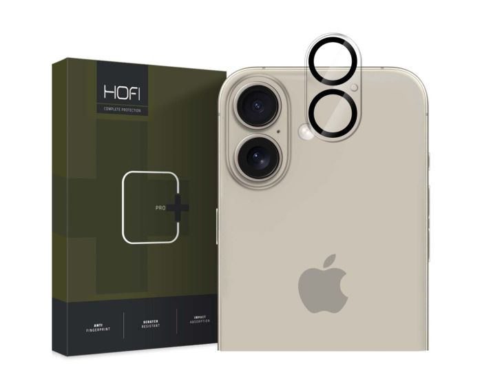 Hofi CAM PRO+ Camera Lens Tempered Glass Prοtector (iPhone 16 / 16 Plus)