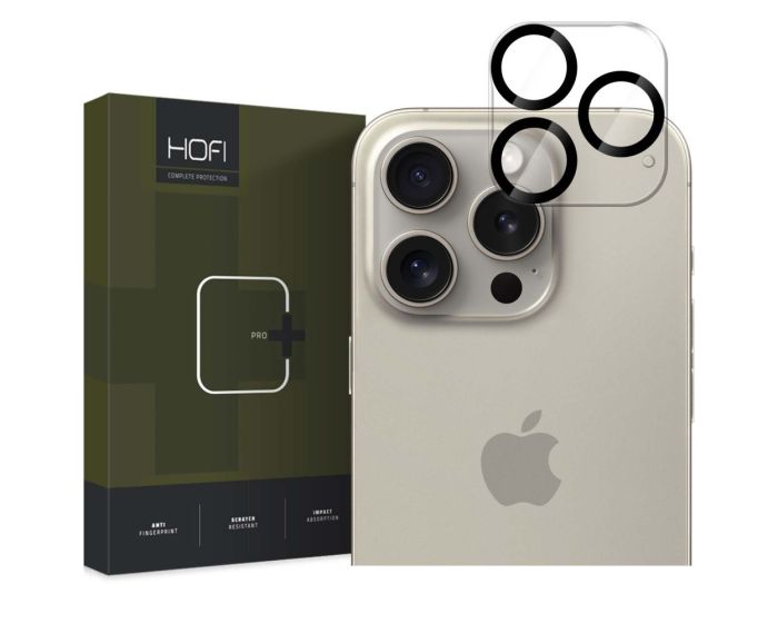 Hofi CAM PRO+ Camera Lens Tempered Glass Prοtector (iPhone 16 Pro / 16 Pro Max)