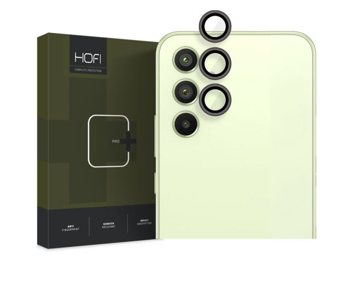 Hofi CAMRING PRO+ Camera Lens Tempered Glass Prοtector Black (Samsung Galaxy A54 5G)