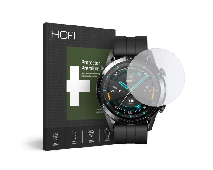 Hofi Glass Pro+ 9H Tempered Glass Screen Prοtector (Huawei Watch GT2 46mm)