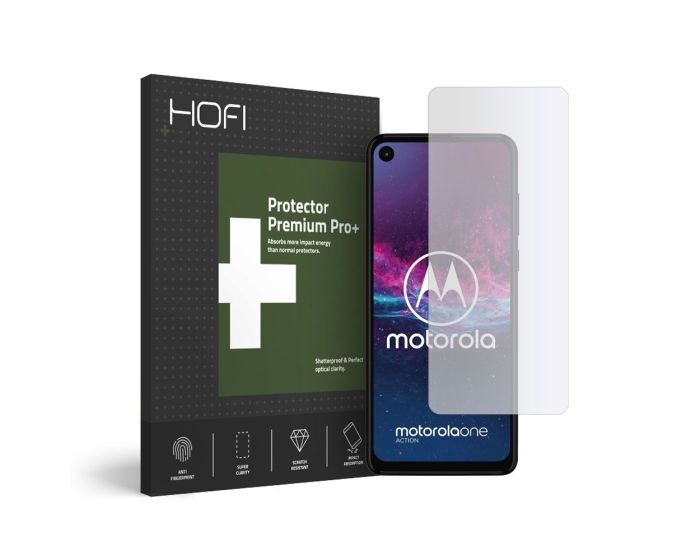 Hofi Glass Pro+ 9H Tempered Glass Screen Prοtector (Motorola One Action)