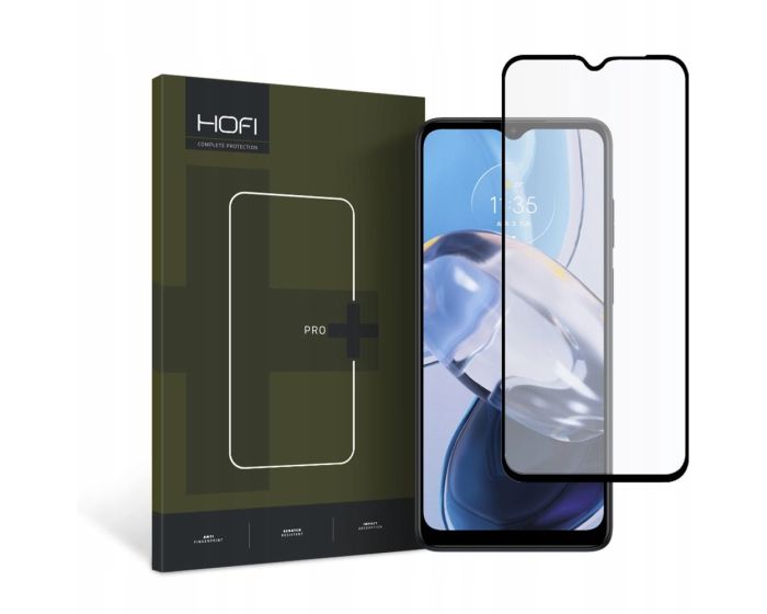 Hofi Glass Pro+ 9H Tempered Glass Screen Prοtector Black (Motorola Moto E22 / E22i)