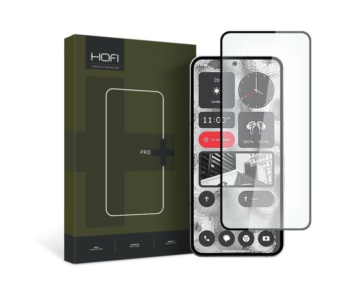 Hofi Glass Pro+ 9H Tempered Glass Screen Prοtector Black (Nothing Phone 2)