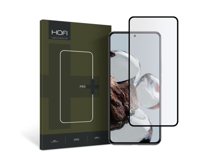 Hofi Glass Pro+ 9H Tempered Glass Screen Prοtector Black (Xiaomi 12T / 12T Pro)