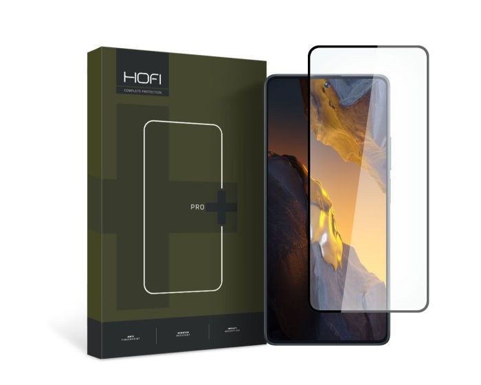 Hofi Glass Pro+ 9H Tempered Glass Screen Prοtector Black (Xiaomi Poco F5 5G)