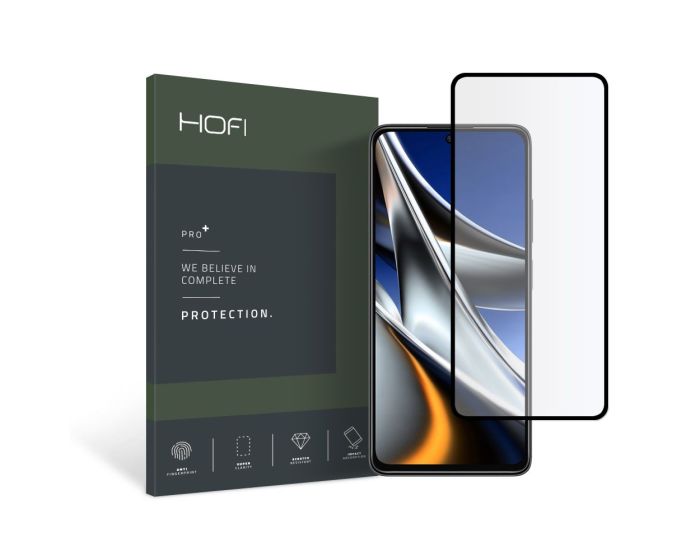 Hofi Glass Pro+ 9H Tempered Glass Screen Prοtector Black (Xiaomi Poco X4 Pro 5G)