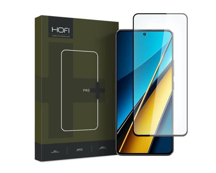 Hofi Glass Pro+ 9H Tempered Glass Screen Prοtector Black (Xiaomi Poco X6 5G)