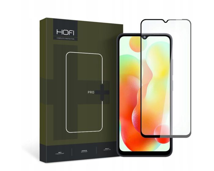 Hofi Glass Pro+ 9H Tempered Glass Screen Prοtector Black (Xiaomi Redmi 12C)