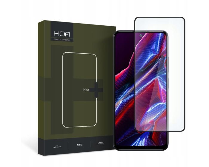 Hofi Glass Pro+ 9H Tempered Glass Screen Prοtector Black (Xiaomi Redmi Note 12 5G / Poco X5 5G)
