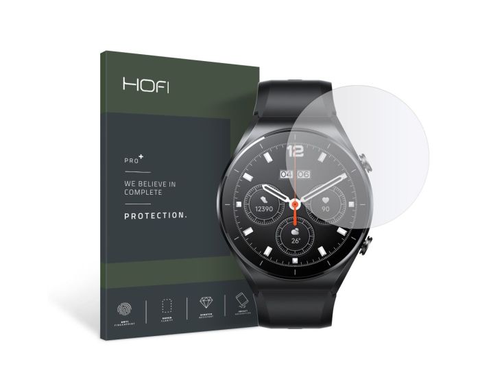 Hofi Hybrid 3D Full Face Αντιχαρακτικό Γυαλί 7H Tempered Glass Μαύρο (Xiaomi Watch S1)