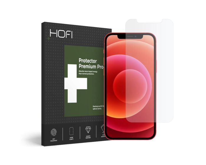 Hofi Hybrid Glass 7H Tempered Glass Screen Prοtector (iPhone 12 Mini)