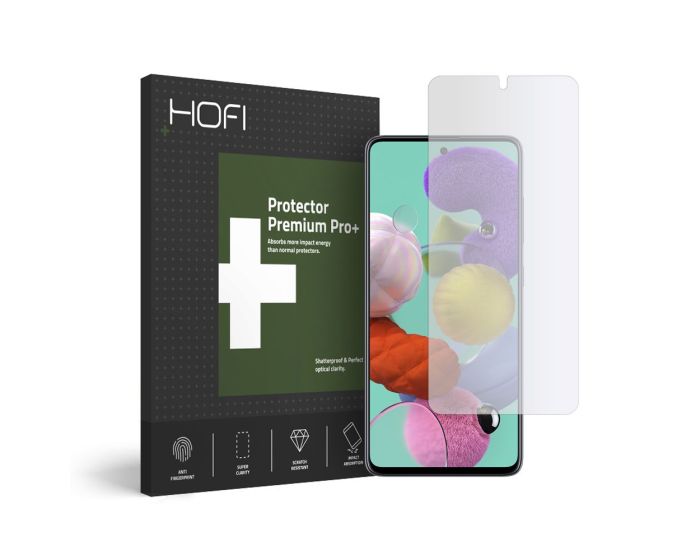 Hofi Hybrid Glass 7H Tempered Glass Screen Prοtector (Samsung Galaxy A51)
