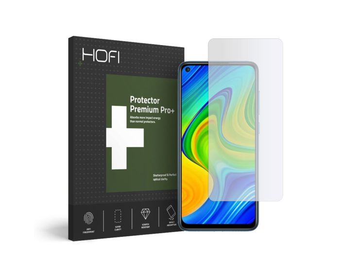 Hofi Hybrid Glass 7H Tempered Glass Screen Prοtector (Xiaomi Redmi Note 9)