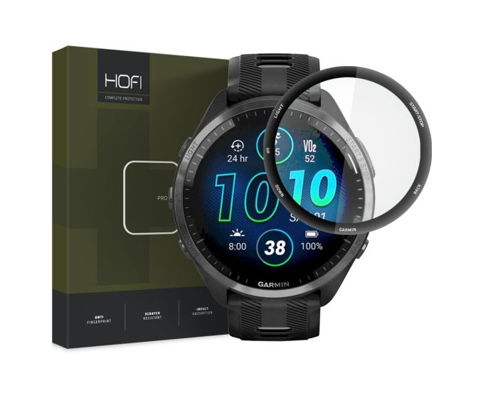 Hofi Hybrid 3D Full Face Αντιχαρακτικό Γυαλί 7H Tempered Glass Μαύρο (Garmin Forerunner 965)