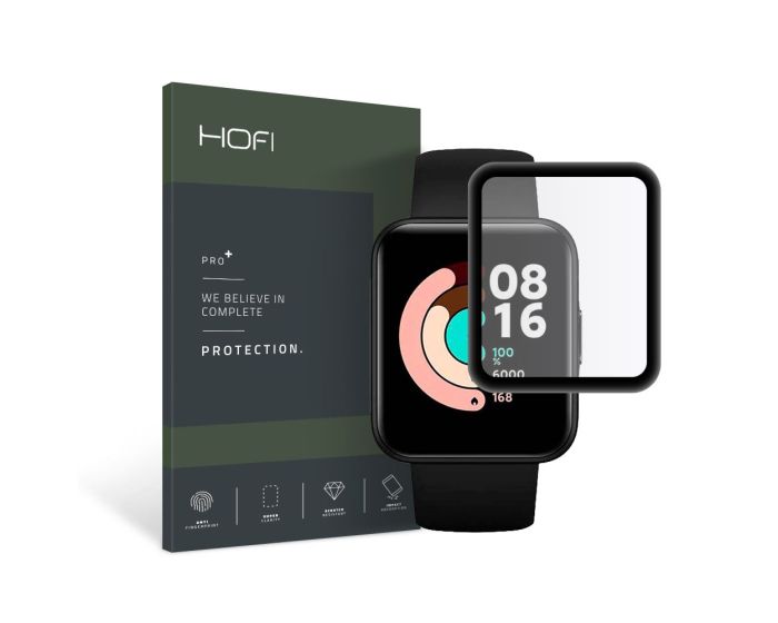 Hofi Hybrid 3D Full Face Αντιχαρακτικό Γυαλί 7H Tempered Glass Μαύρο (Xiaomi Redmi Watch 2 Lite)